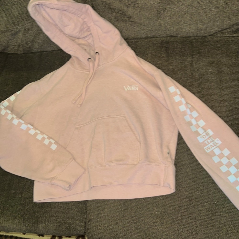 VANS light pink hoodie